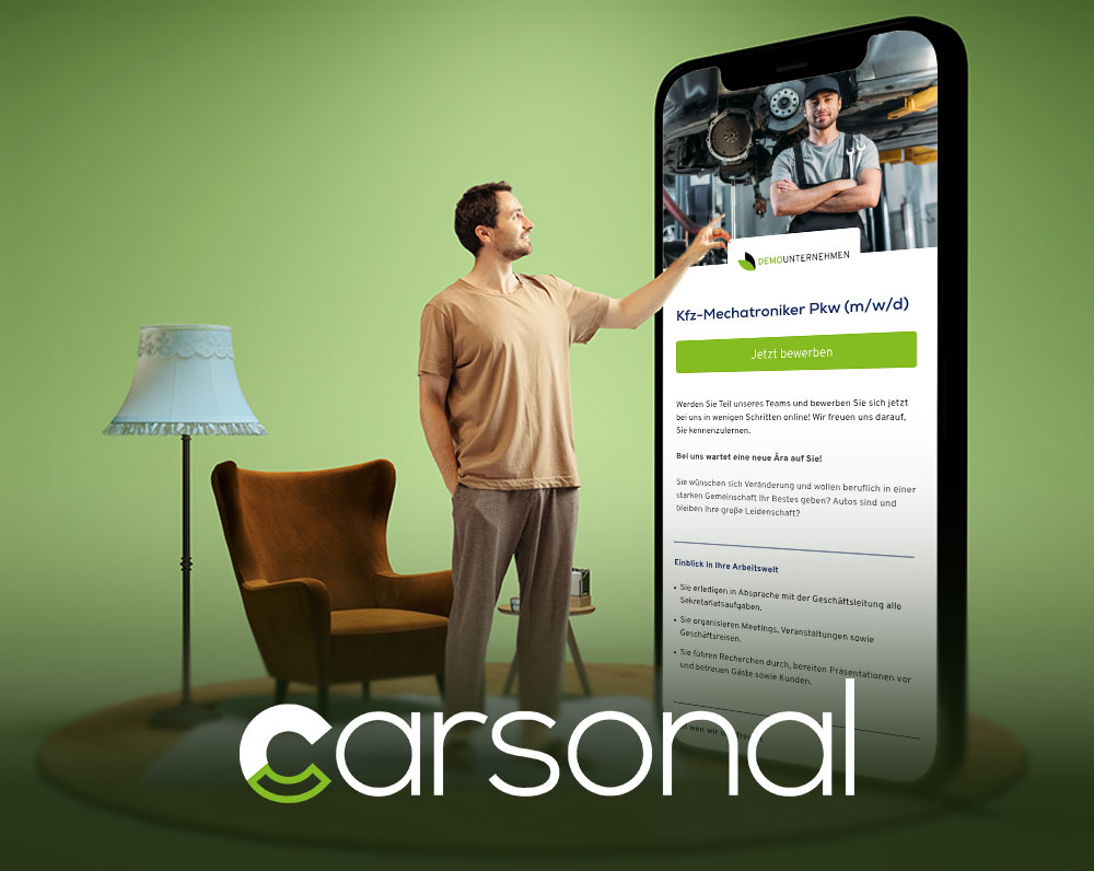 Software: carsonal – So digitalisiert man heute Recruiting im Autohaus