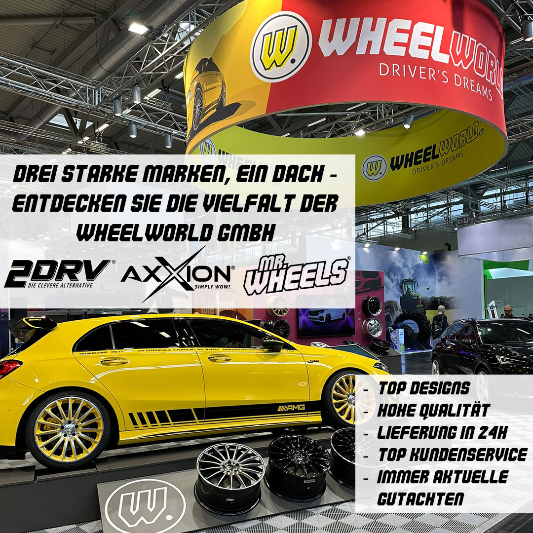 Die Welt von Wheelworld – ein Partner für hochwertige Alufelgen und die passende Pflegeserie!