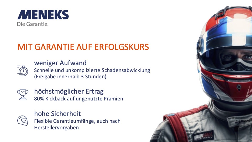 Mit Garantie auf Erfolgskurs